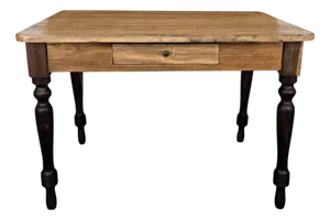 Antique Italian Rustic Walnut Dining Table or Writing Desk, 1890s