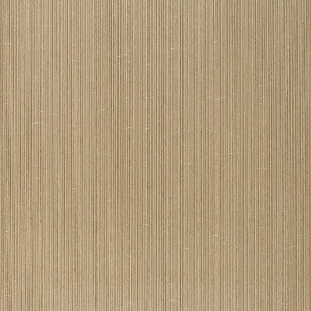 Schumacher Rimini Rib Vinyl Wallpaper In Gold For Sale