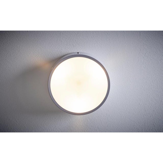 Flush Mount in Light Gray, Italy, 1960s For Sale - Image 3 of 7