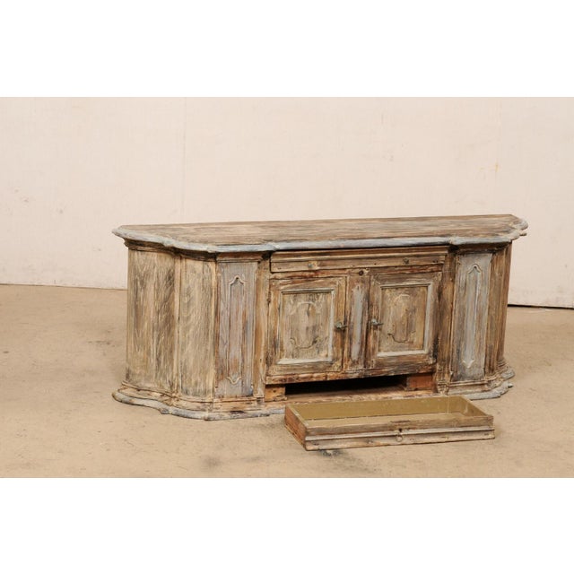 Early 18th Century Italian Wooden Window Bench For Sale - Image 9 of 11
