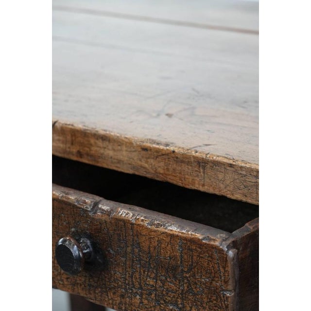 Antique French Dining Table with Three Drawers, 1700s For Sale - Image 10 of 18