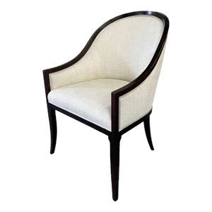 Upholstery & Mahogany Willa Chair From the Madeline Stuart Collection