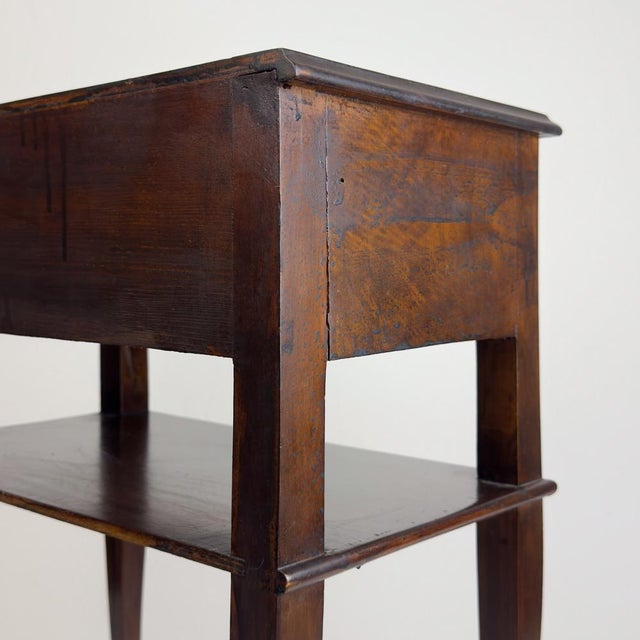 Vintage Wooden Nightstand, Italy, 1970s For Sale - Image 17 of 18