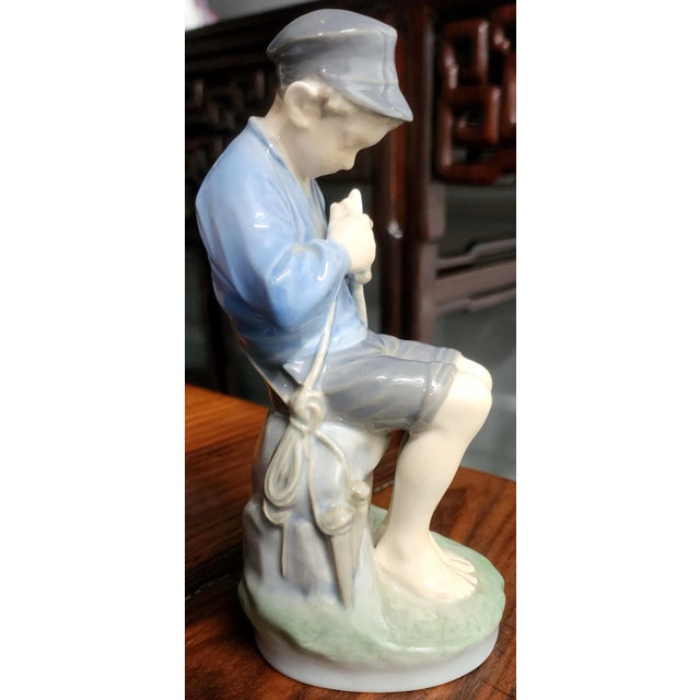 Royal Copenhagen Danish Hand-Painted Fine Porcelain Figurine For Sale - Image 9 of 13