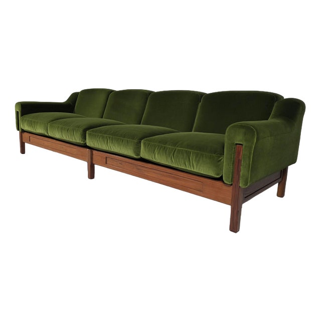 Fratelli Saporiti Four-Seater Sofa, Italy, 1960s For Sale
