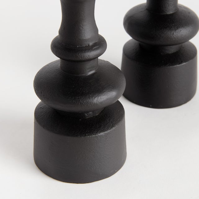Modern Barrett Candle Stands, Set Of 2 For Sale - Image 3 of 3
