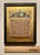 C. 1920 Antique Illuminated Psalm 23 Gilded Original Wooden Frame 8” X 6” For Sale - Image 4 of 7
