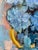 2020s Original-Moonlit Dahlias in Blue-Jardin d'Hiver Series-Shizico Yi-British Awarded Artist For Sale - Image 5 of 17