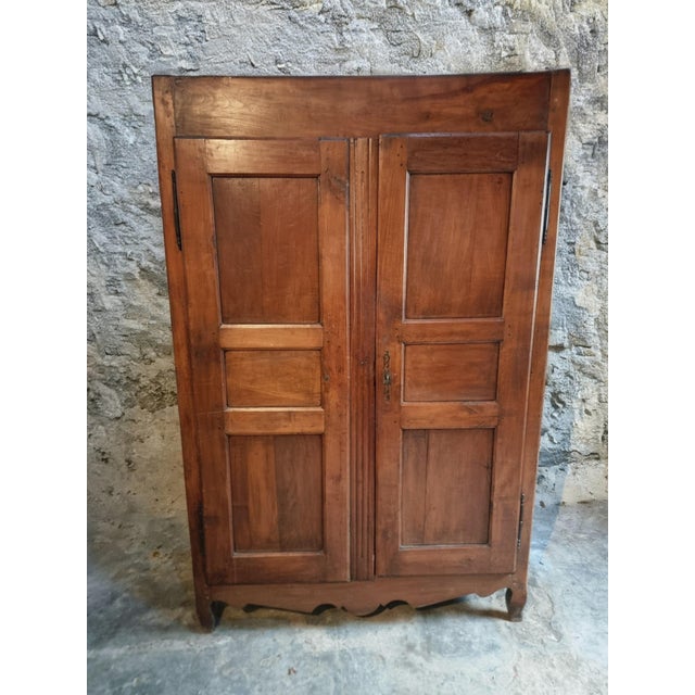 French Cabinet in Cherry Wood, 1700s For Sale - Image 12 of 18