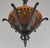 Metal French Art Deco Chandelier by Edgar Brandt & Daum - 1920s France For Sale - Image 7 of 13