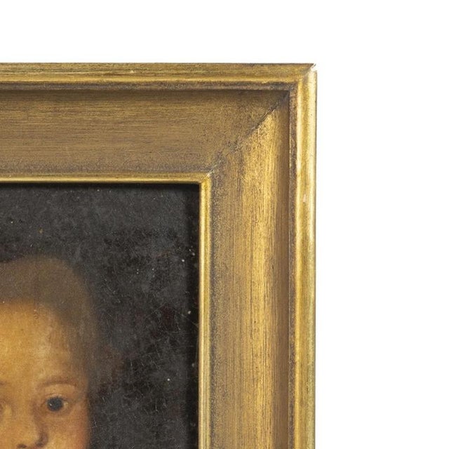 European School Artist, Portrait, 19th Century, Oil Painting on Canvas For Sale - Image 4 of 6