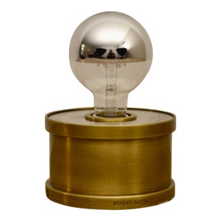 1990s Ralph Lauren for Visual Comfort Antique Brass With Mirror Flush Mount Lights (6 Available) For Sale