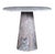 Contemporary Matthew Izzo Home Marble Table With Marble Base Pedestal Table For Sale - Image 3 of 5