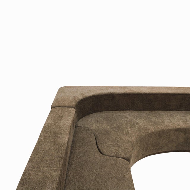 Textile Modular Lara Sofa by Roberto Pamio and Renato Toso for Stilwood, 1960, Set of 2 For Sale - Image 7 of 11