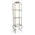 Vintage Italian Gold Gilt Rope 3 Tier Etagere Display For Sale