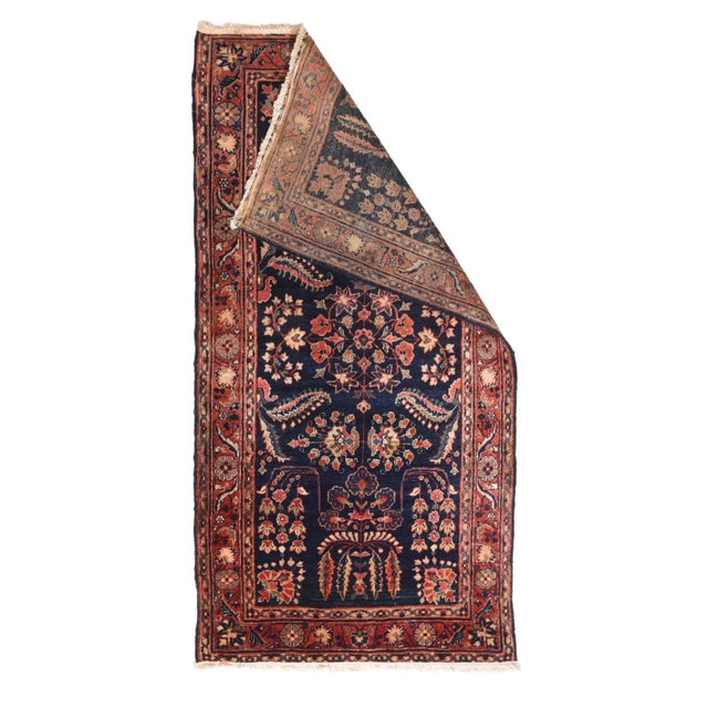 Antique Mohajeran Sarouk Rug 2'9'' x 5'2''.