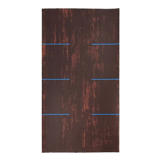 2008, Sequence 2, Contemporary Abstract Expressionist, Silkscreen Print, Artist Joe Segal For Sale