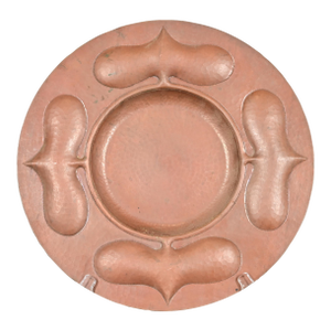 Ramon Ramirez Arts & Crafts Hammered Copper Charger Plate or Tray