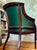 Mid 20th Century Midcentury Green Leather Club Chair With Nailhead Trim in the Style of Hickory Chair For Sale - Image 5 of 14