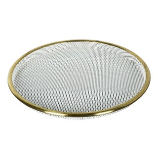 French Rigituelle Metal Tray in the style of Mathieu Mategot, 1960s For Sale