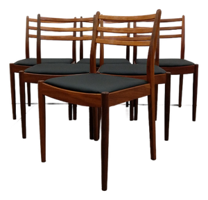 Set of 6 Vintage Mid Century Modern Dining Chairs by G Plan