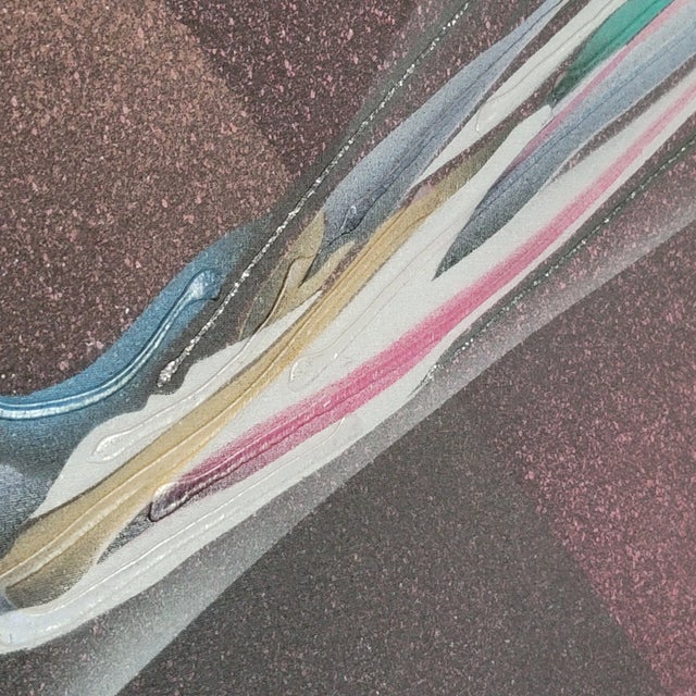 Large Kingston Abstract Mixed Media Painting Signed For Sale - Image 4 of 7