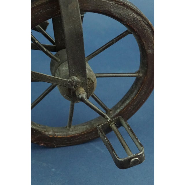 Large 19th Century Handmade Iron and Wicker Sidecar For Sale - Image 13 of 18