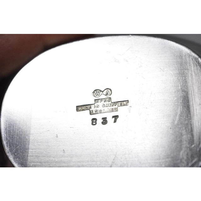 Antique William Adams Wa English Sheffield Victorian Silver Plated Tea Set - 5 Pc For Sale - Image 14 of 17