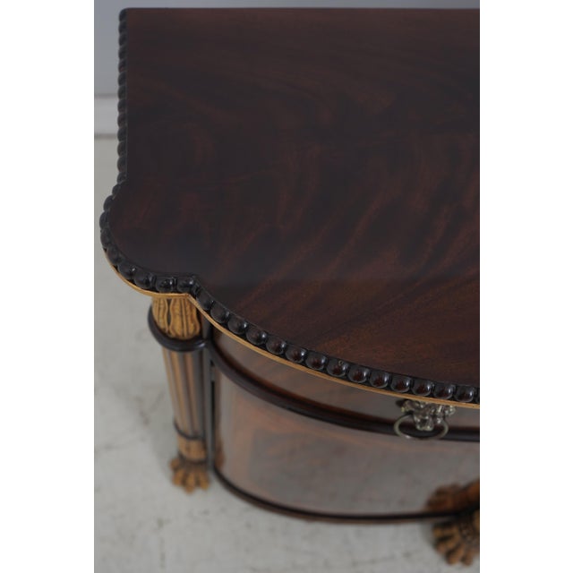 Ej Victor Mahogany Sideboard W. Lion Head Pulls For Sale - Image 11 of 18