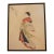 Mid-20th Century Japanese Painting on Silk of a Woman in a Kimono For Sale