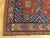 Kazakh Blue and Red Woolen Rug, 1920s For Sale - Image 10 of 18