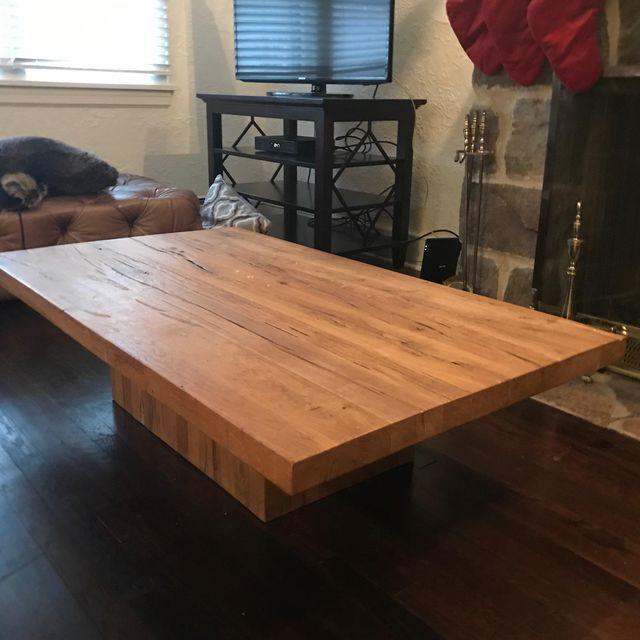 Restoration Hardware Reclaimed Russian Oak Coffee Table Chairish