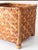 Vintage Woven Bamboo Storage Basket With Geometric Herringbone Pattern For Sale - Image 12 of 12