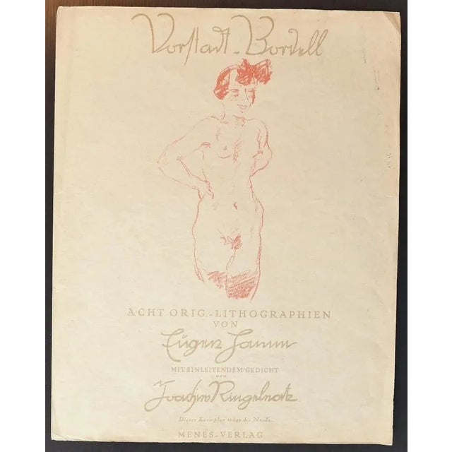 Eugene Hamm Poster is an original print artwork on paper realized by Eugene Hamm. Original Lithograph realized as cover of...