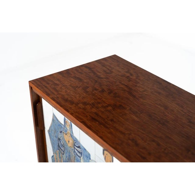 1950s Modernist Wood Sideboard by Alfred Hendrickx for Belform, Belgium, 1958 For Sale - Image 5 of 12