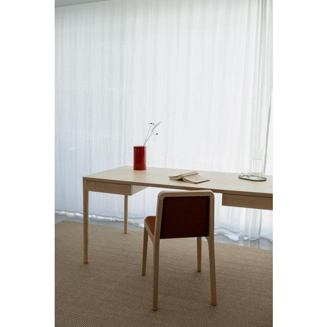 Minimalist Modern Work Desk in Ash by Pedro Sotomayor For Sale - Image 6 of 9