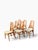 Mid-Century Modern Set of Six Niels Koefoed Eva Dining Chairs for Koefoeds Hornslet | Danish Modern Teak | Kvadrat Hallingdal Wool Seats For Sale - Image 3 of 15