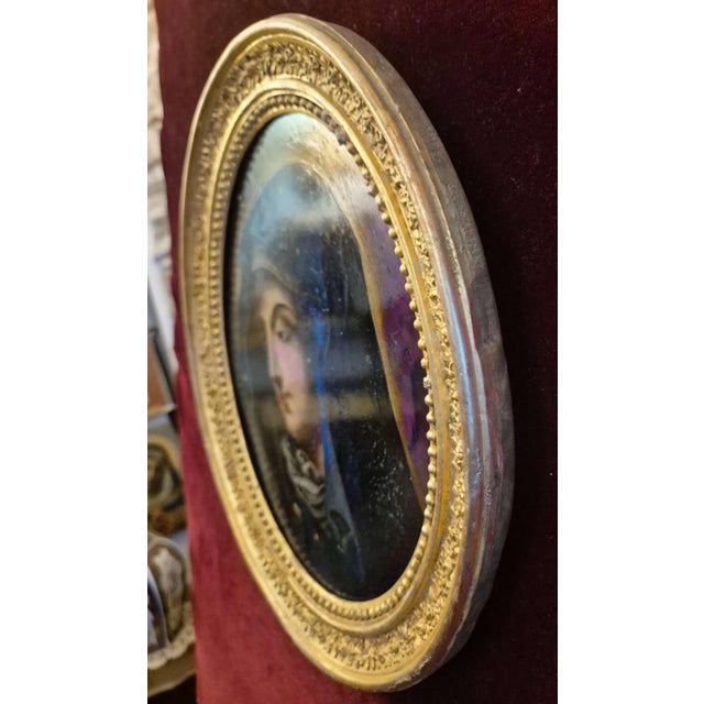 Wood Virgin in Prayer, Italian School, Oil on Copper, Early 18th Century. For Sale - Image 7 of 12