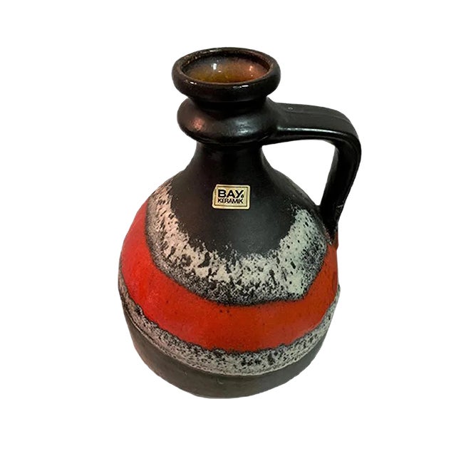 German Ceramic Vase from Bay Keramik, 1970s For Sale