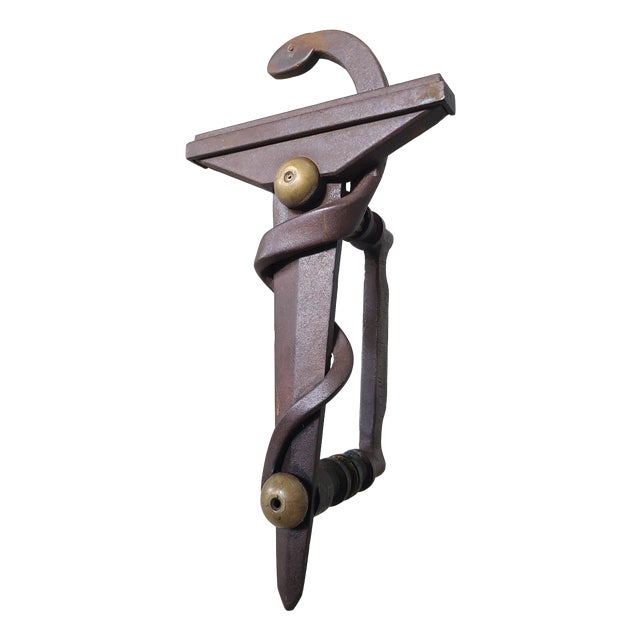 Art Deco Pharmacy Door Handle, 1930s For Sale