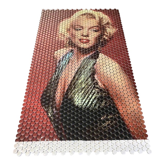 Vintage Marilyn Monroe Tile Art For Sale