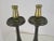 Late 19th Century Neapolitian Late Baroque or Early RococoItalian Bronze Candlesticks / Candleholders - a Pair For Sale - Image 4 of 13