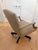 Late 20th Century Cabot Wrenn Norfolk Swivel Leather & Mahogany Chair For Sale - Image 4 of 5