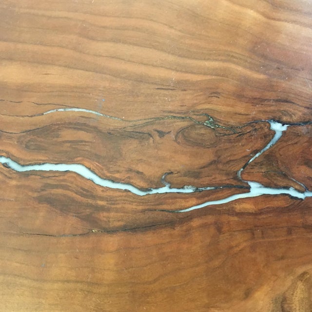 Live Edge End Table With Hairpin Legs Chairish