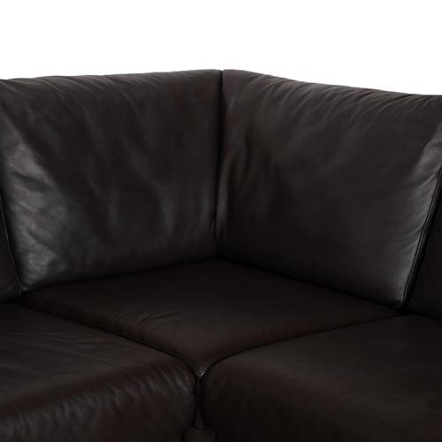 Dark Brown Leather Sofa from Ewald Schillig For Sale - Image 4 of 13
