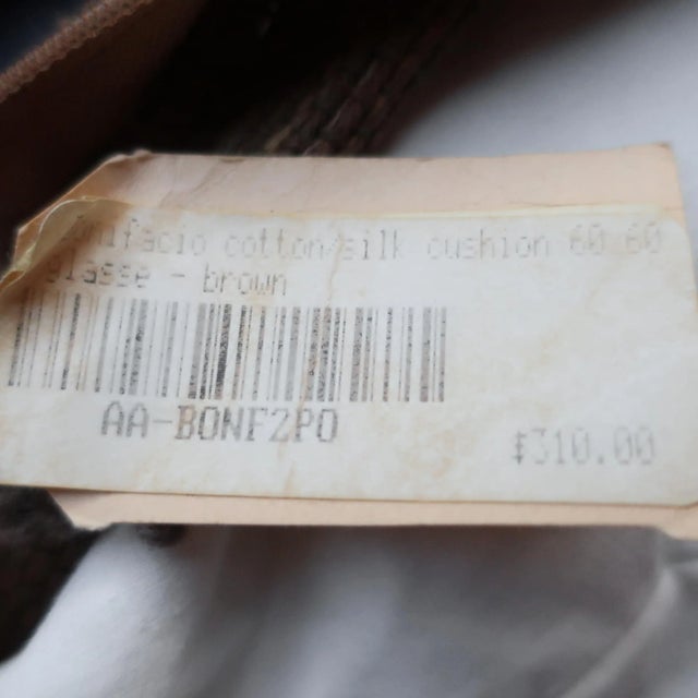 Brown Pair of Arcade Avec Throw Pillow Cushions For Sale - Image 8 of 10