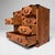 A compact vintage chest with the distinctive look of a traditional Japanese tansu. Dimensions: height 32 cm, width 36 cm,...