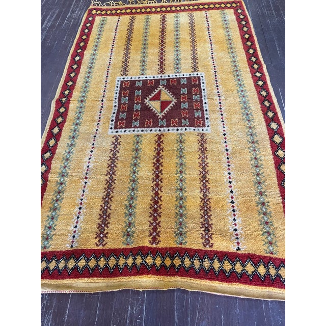 Tribal Vintage Tribal Moroccan Rug For Sale - Image 3 of 11