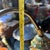 1970s Brass Tulip Style Lamp With Glass Shade For Sale In Atlanta - Image 6 of 12