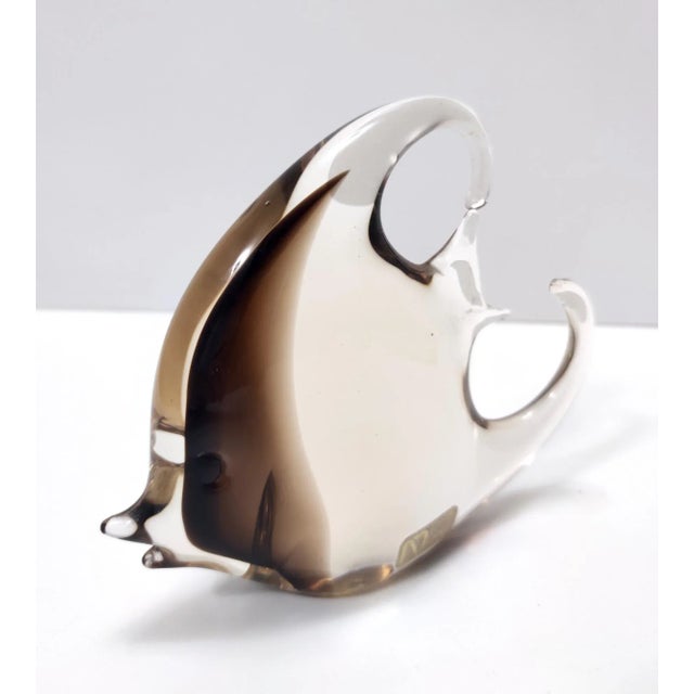 Postmodern Brown Murano Glass Fish Figure by Vincenzo Nason, Italy, 1970s For Sale - Image 16 of 16